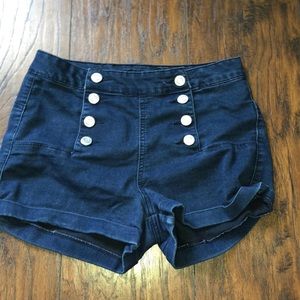 High waisted shorts